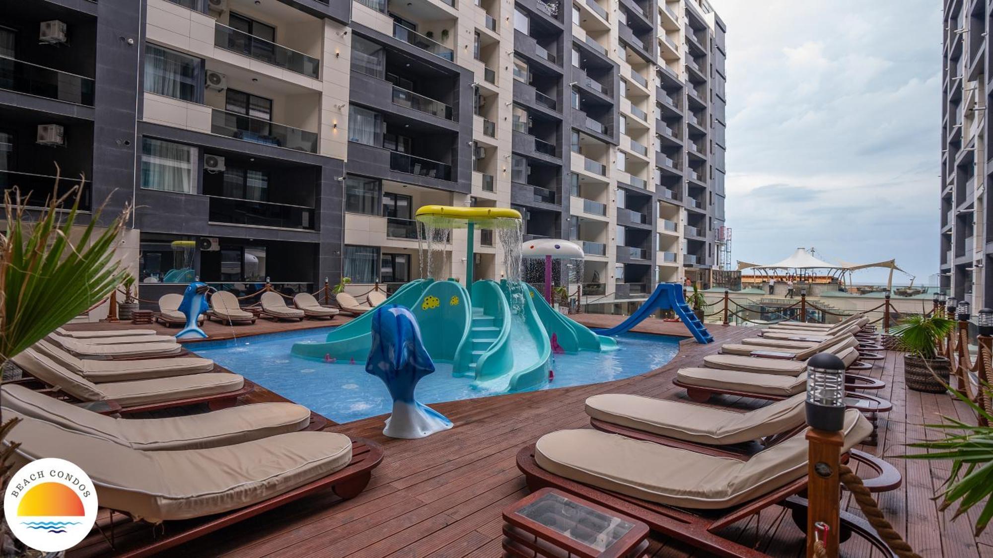 Mamaia Beach Condos 2 Navodari Bagian luar foto